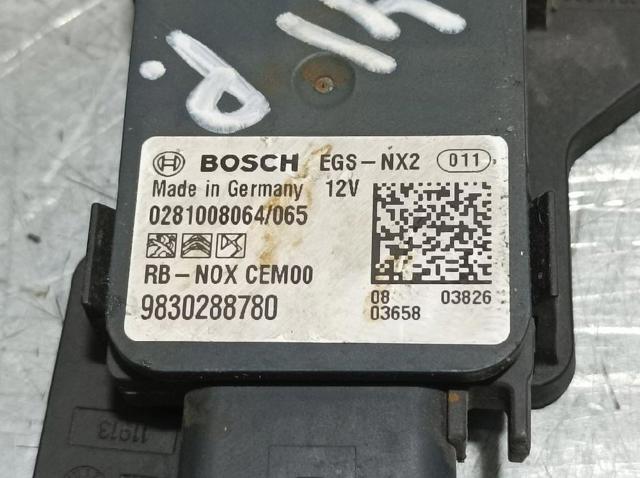 9830288780 PEUGEOT Датчик оксидов азота NOX задний купить в Полтава