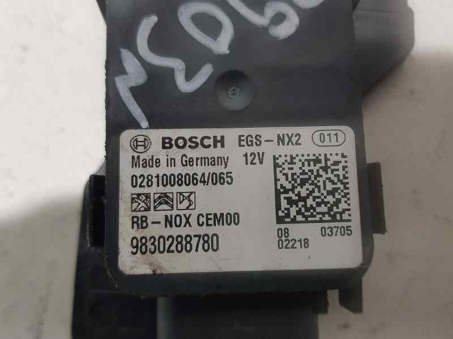 9830288780 PEUGEOT Датчик оксидов азота NOX задний купить в Черновцы