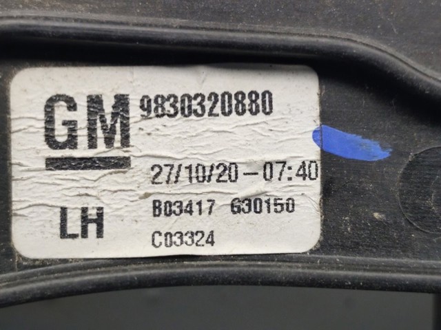 9830320880 OPEL Стеклоподъемник передней левой двери купить в Чернигов