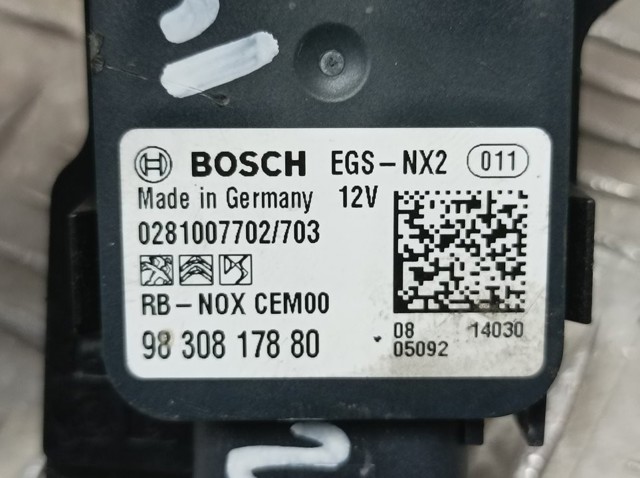 9830817880 PEUGEOT Датчик оксидов азота NOX купить в Павлоград