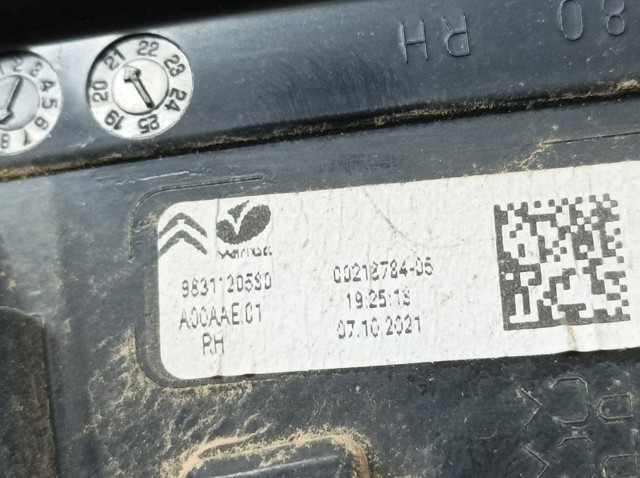9831120580 PEUGEOT Фонарь задний правый внутренний купить в Полтава