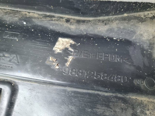 9831258480 PEUGEOT Подкрылок крыла переднего правый купить в Львов