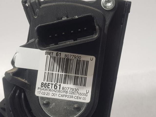 Pedal de gás (de acelerador) Peugeot 508 FC, FJ, F4