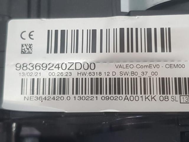 PEUGEOT 98369246ZD Переключатель подрулевой, в сборе в наличии Запорожье
