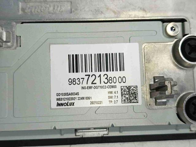OPEL 9837721380 Дисплей многофункциональный в наличии Сумы