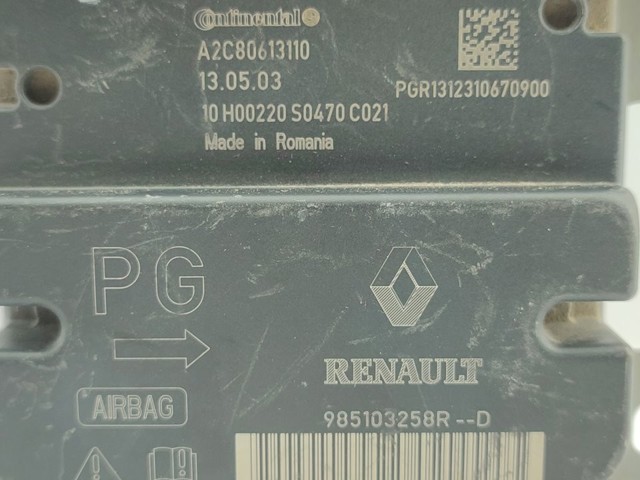 985103258R RENAULT Модуль-процессор управления подушкой безопасности (ЭБУ AIRBAG) купить в Хмельницкий