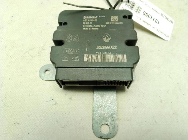 985103419R RENAULT Модуль-процессор управления подушкой безопасности (ЭБУ AIRBAG) купить в Сумы