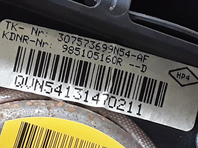 985105160R Подушка безопасности (AIRBAG) водительская купить Николаев