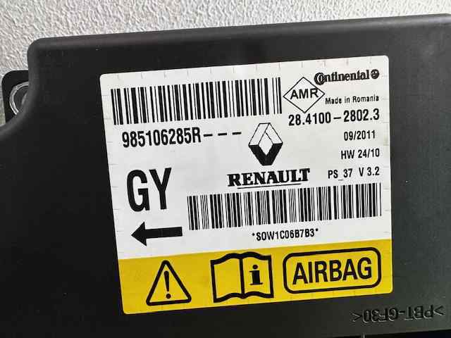 985106285R RENAULT Модуль-процессор управления подушкой безопасности (ЭБУ AIRBAG) купить в Кривой Рог