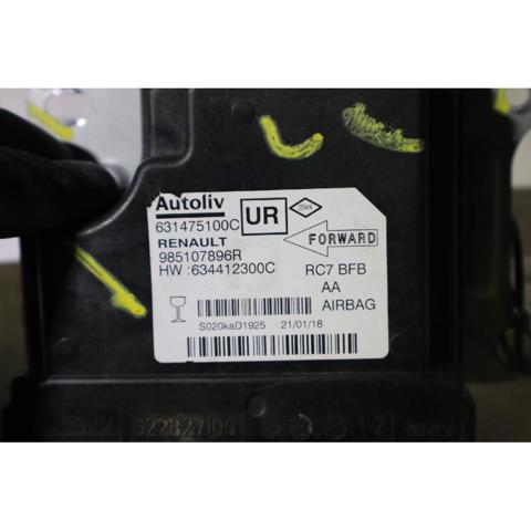 985107896R Модуль-процессор управления подушкой безопасности (ЭБУ AIRBAG) купить Павлоград