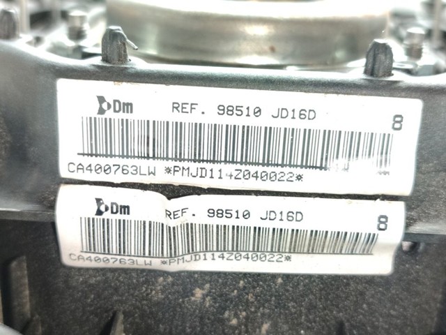 NISSAN 98510JD16C Подушка безопасности (AIRBAG) водительская в наличии Черновцы