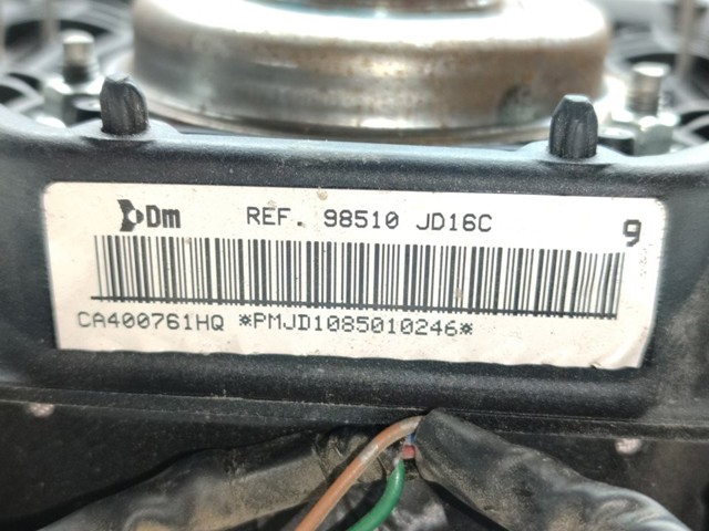98510JD16C Подушка безопасности (AIRBAG) водительская купить Николаев
