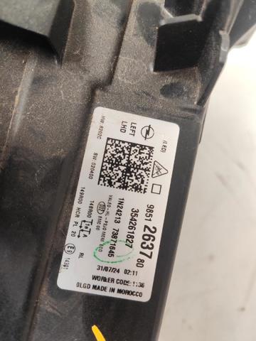 OPEL 9851263780 Левая фара в наличии Кривой Рог