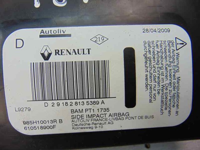 RENAULT 985H10013R в наличии Хмельницкий