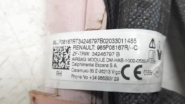 RENAULT 985P08167R Шторка боковая, правая в наличии Украина