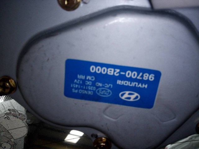 Motor traseiro limpo para Hyundai Santa Fé II 2.2 crdi d4eb 987002B000