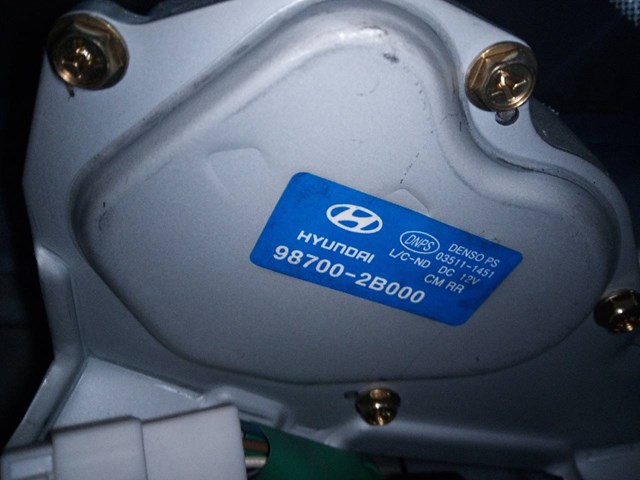 Motor limpia trasero para hyundai santa fé ii (cm) (2006-2009) 987002B000