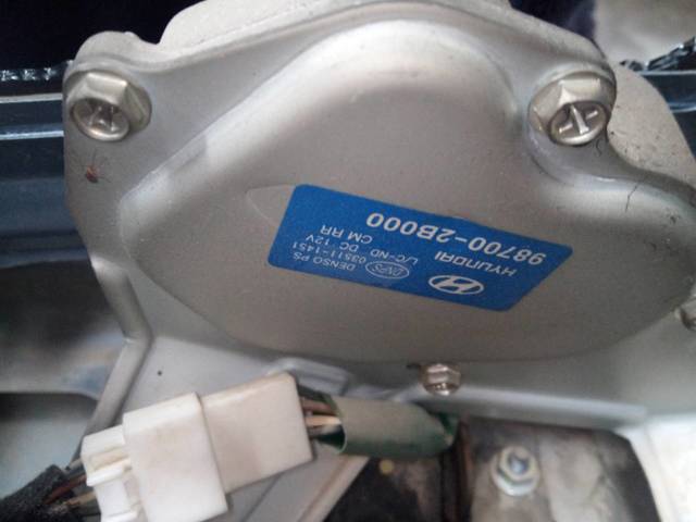 Motor traseiro limpo para Hyundai Santa Fé II 2.2 crdi d4eb 987002B000