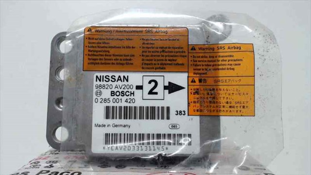98820AV200 NISSAN Модуль-процессор управления подушкой безопасности (ЭБУ AIRBAG) купить в Хмельницкий