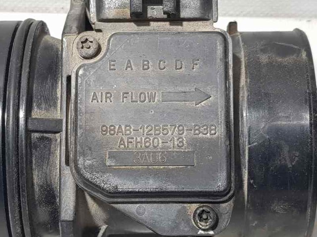 Sensor de fluxo (consumo) de ar, medidor de consumo M.A.F. - (Mass Airflow) 98AB12579 FORD
