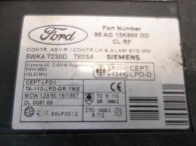 98AG15K600DD FORD купить в Винница