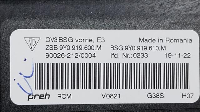 PORSCHE 9Y0919610M в наличии Житомир