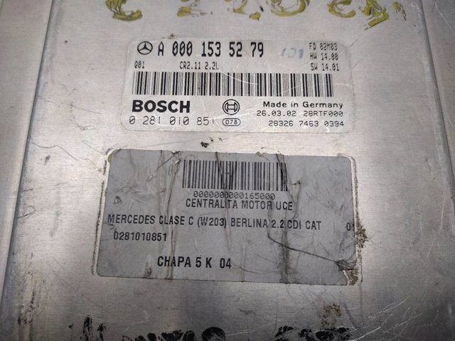 MERCEDES A0001535279 Модуль управления (ЭБУ) двигателем в наличии Ужгород