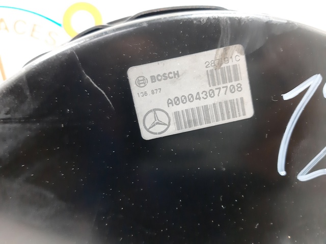 MERCEDES A0004307708 Усилитель тормозов (вакуумный) в наличии Черкассы