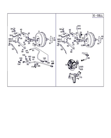 Bomba de freio para mercedes-benz vito / furgão misto 111 cdi (639.601, 639.603) d646980 A0004316901