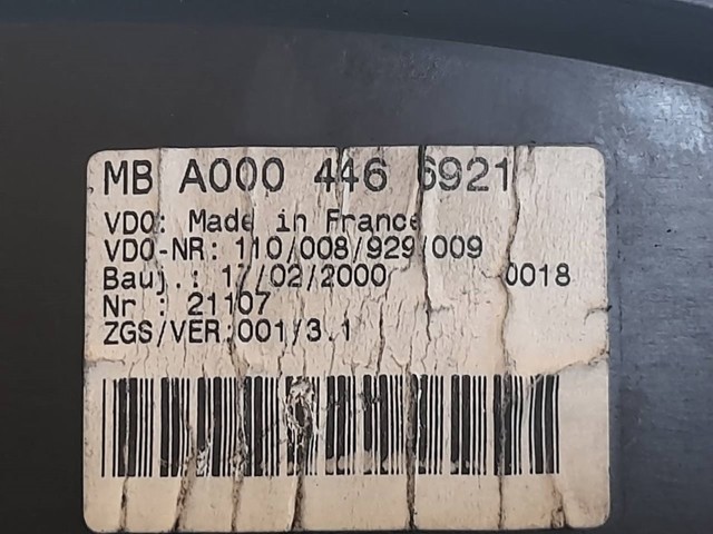 A0004466921 MERCEDES Приборная доска (щиток приборов) купить в Хмельницкий
