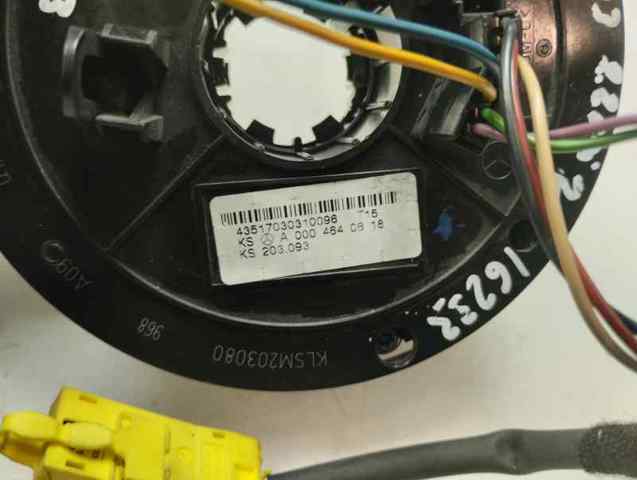 Anel AIRBAG de contato, cabo plano do volante A0004640618 MERCEDES