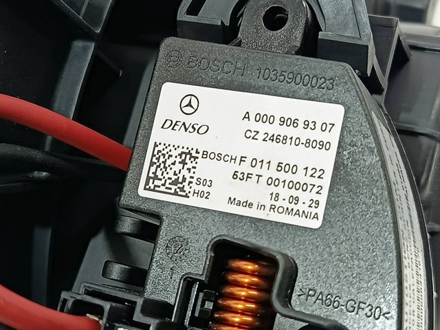 Motor de ventilador de forno (de aquecedor de salão) Mercedes Sprinter 907, 910