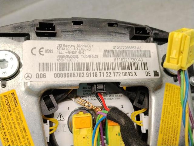 00086057029116 Подушка безопасности (AIRBAG) водительская купить Ровно