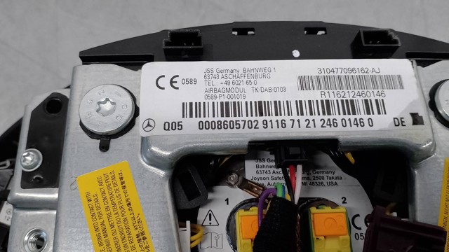 00086057029116 Подушка безопасности (AIRBAG) водительская купить Каменское