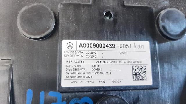 A0009000439 Плафон салона купить Львов