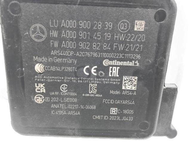 A0009002839 MERCEDES Радарный датчик дистанции купить в Украина