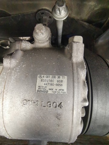 Compressor de ar condicionado para Mercedes B-class (BM 245) 2.0 200 CDI (245.208) OM 640.941 A0012303611