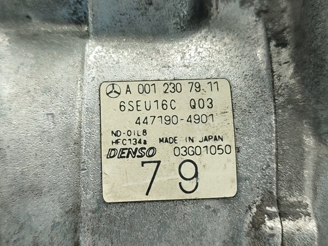 Compressor de ar condicionado para Mercedes-Benz CLK 220 CDI (209.308) om646966 A0012307911