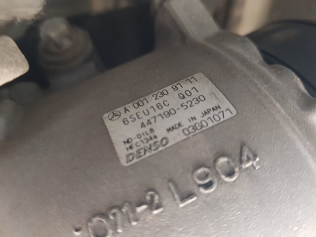Compressor de ar condicionado para Mercedes B-class 2.0 CDI (109 cv) OM640940 A0012309111
