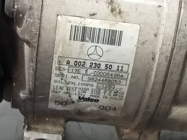 Compressor de ar condicionado para Mercedes-Benz M Class (W163) (1999-2005) ml 400 cdi (163.128) 628963 A0022305011