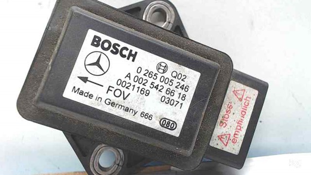 Sensor de controle de estabilidade para Mercedes-Benz E-Class E 270 CDI (211.016) 647961 A0025426618