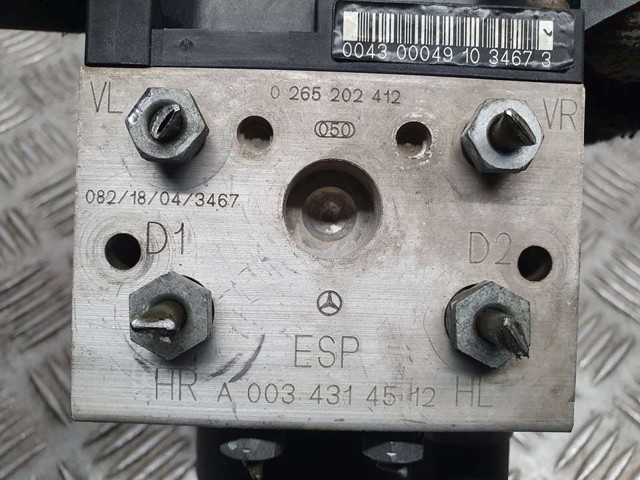 MERCEDES A0034314512 Блок АБС в наличии Ужгород