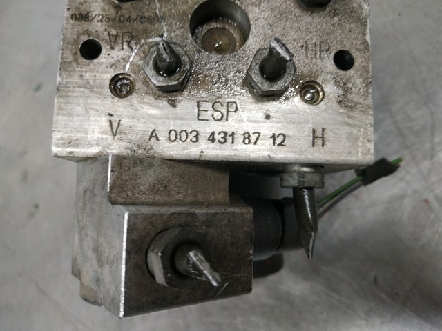 Unidade hidráulico de controlo ABS A0034318712 MERCEDES