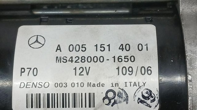 A0051514001 MERCEDES Стартер купить в Украина