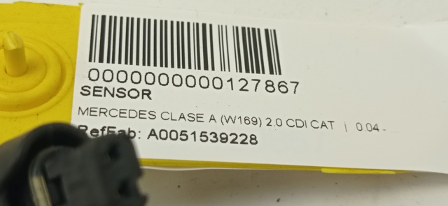 A0051539228 MERCEDES Датчик температуры отработавших газов (ОГ), после катализатора купить в Черновцы