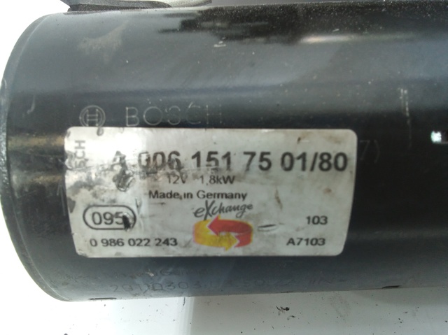 MERCEDES A0061517501 Стартер в наличии Тернополь
