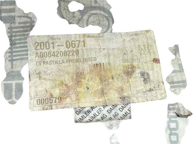 MERCEDES A0084200220 Колодки тормозные передние дисковые в наличии Кривой Рог