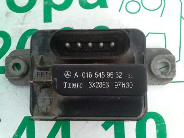 Regulador de revoluções de ventilador de esfriamento (unidade de controlo) A0165459632 Mercedes