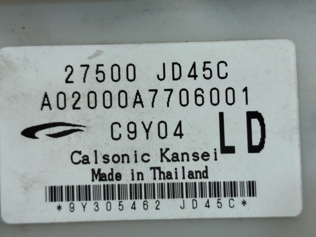 NISSAN A02000A7706001 Блок управления кондиционером в наличии Черновцы