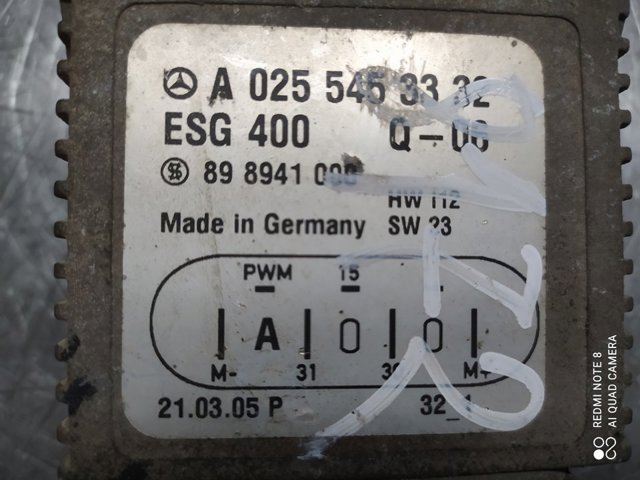 MERCEDES A0255453332 Регулятор оборотов вентилятора охлаждения (блок управления) в наличии Хмельницкий